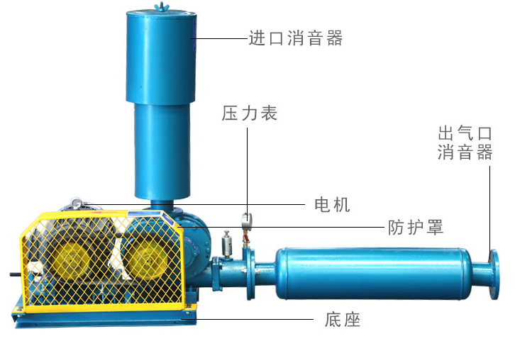 山東MSR50三葉羅茨鼓風機(圖1)